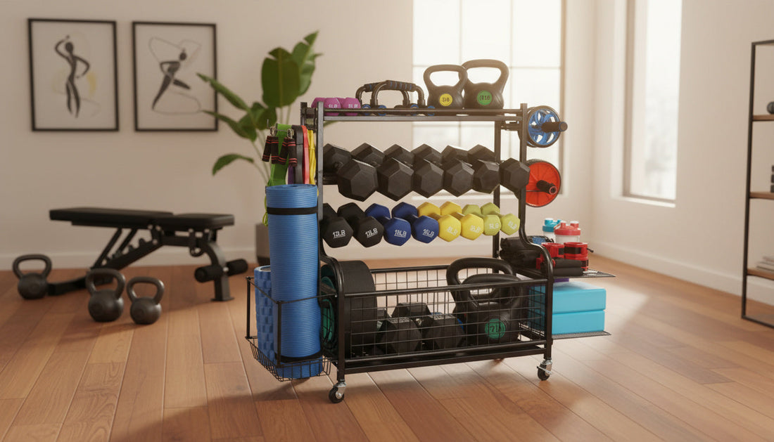 The Ultimate All-In-One Home Gym Storage Rack (Built Heavy, Built Smart)