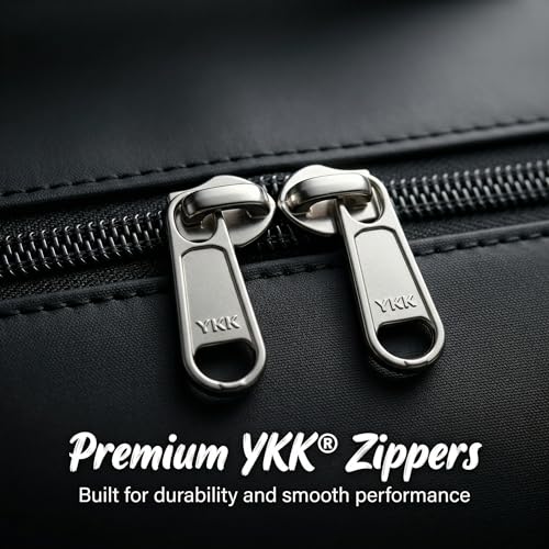 STUFFSTASH Golf Travel Bag for Airlines with Wheels, Hard ABS Shell Golf Travel Case, Internal Support Bar, YKK Zippers, TSA Lock, Waterproof Pockets, Golf Club Travel Bag for Airplane Travel