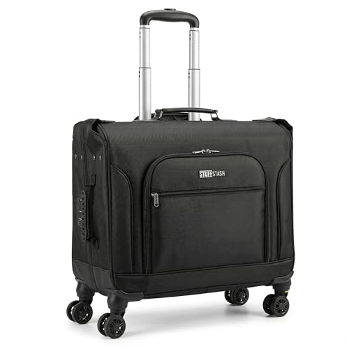 STUFFSTASH Rolling Garment Bag with Removable Wheels for Travel