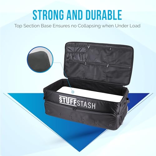 STUFFSTASH XL Golf Trunk Organizer for Car & SUV, Holds 3 Pairs of Shoes