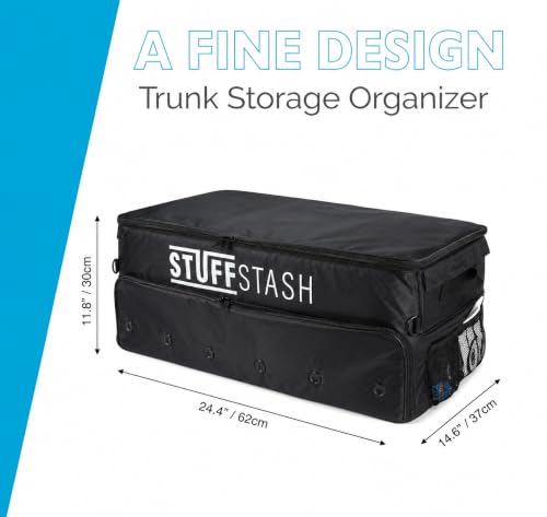 STUFFSTASH XL Golf Trunk Organizer for Car & SUV, Holds 3 Pairs of Shoes